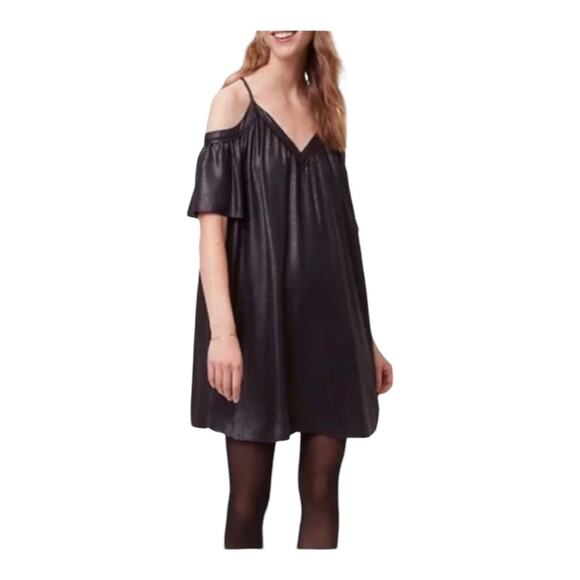 New ~ LOFT ~ Shimmer Cold Shoulder Cami Swing Tunic/ Mini ~ sz S - Picture 7 of 9
